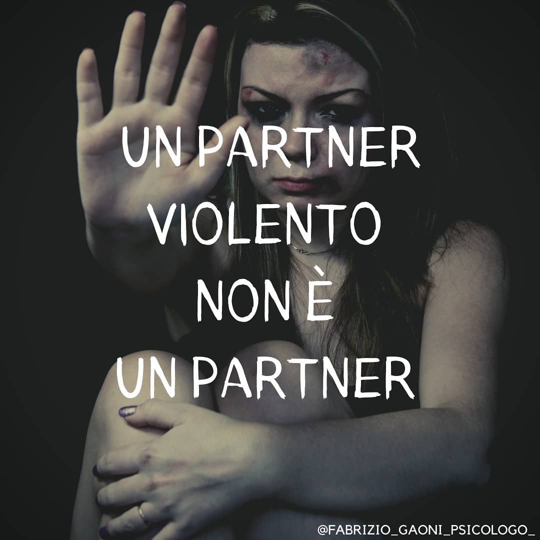 Un partner violento non è un partner